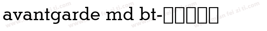 avantgarde md bt字体转换
